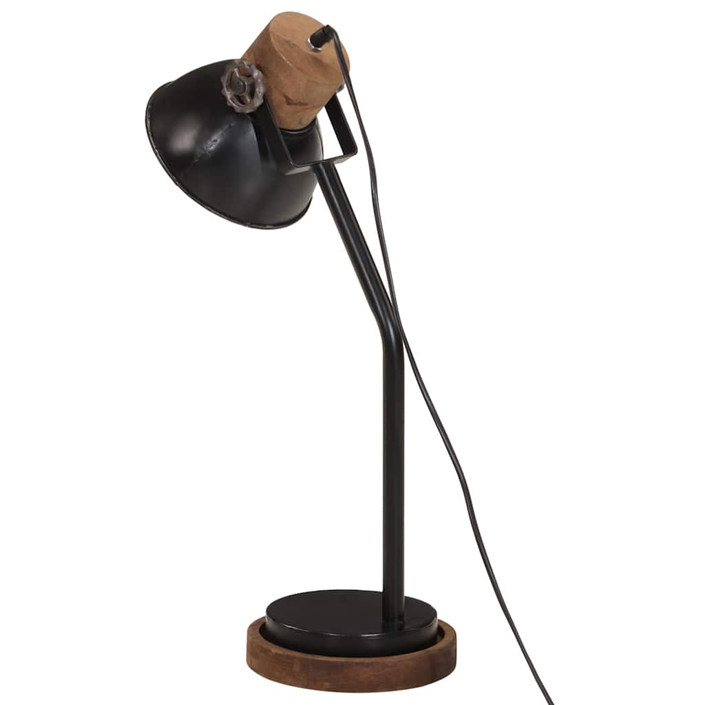 skrivebordslampe 25 W 18x18x60 cm E27 sort