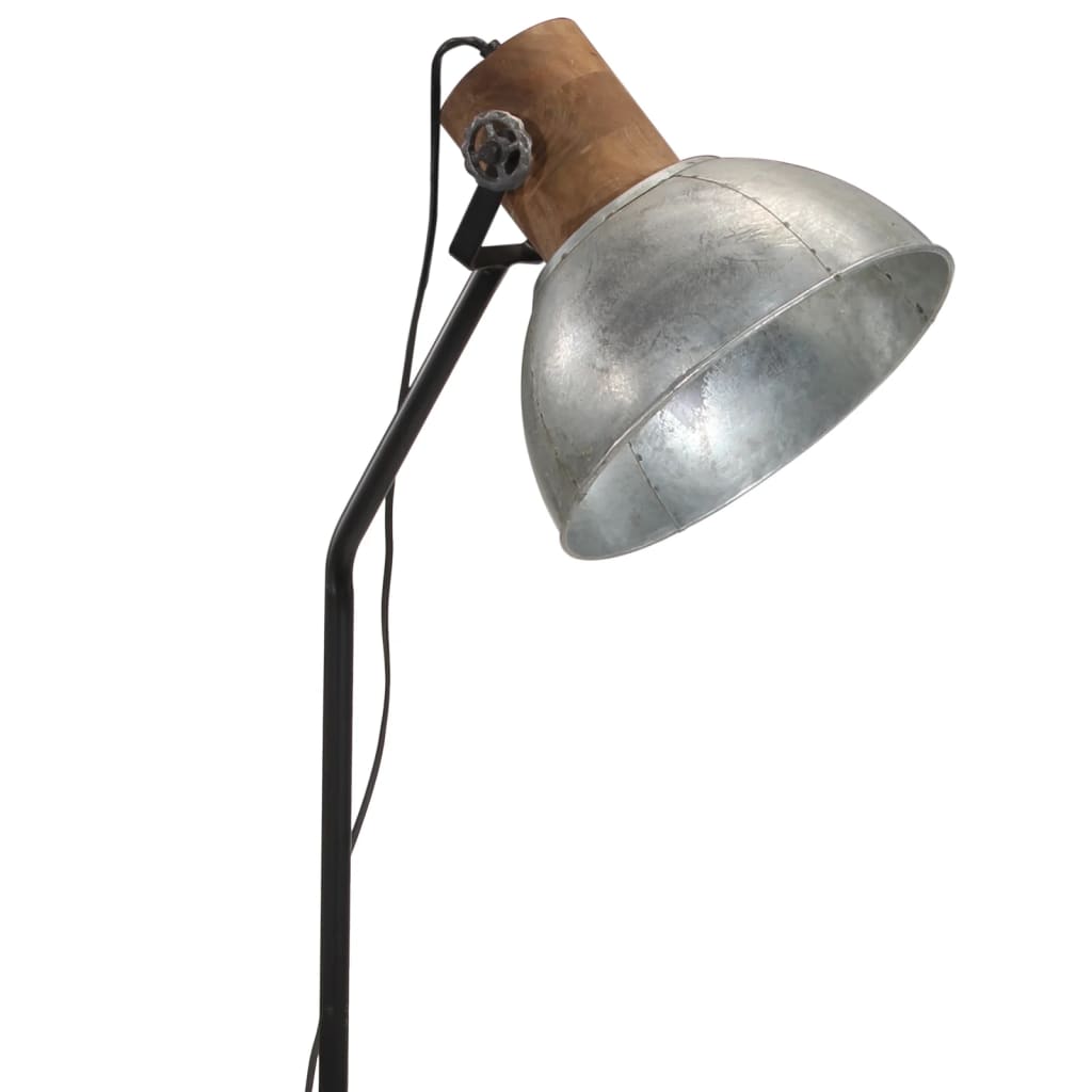 gulvlampe 30x30x100-150 cm 25 W E27 vintagesølv