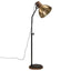 gulvlampe 30x30x100-150 cm 25 W E27 antik messingfarve