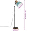 gulvlampe 25 W 30x30x100-150 cm E27 rustik blå