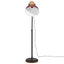 gulvlampe 25 W 30x30x100-150 cm E27 rustik rød
