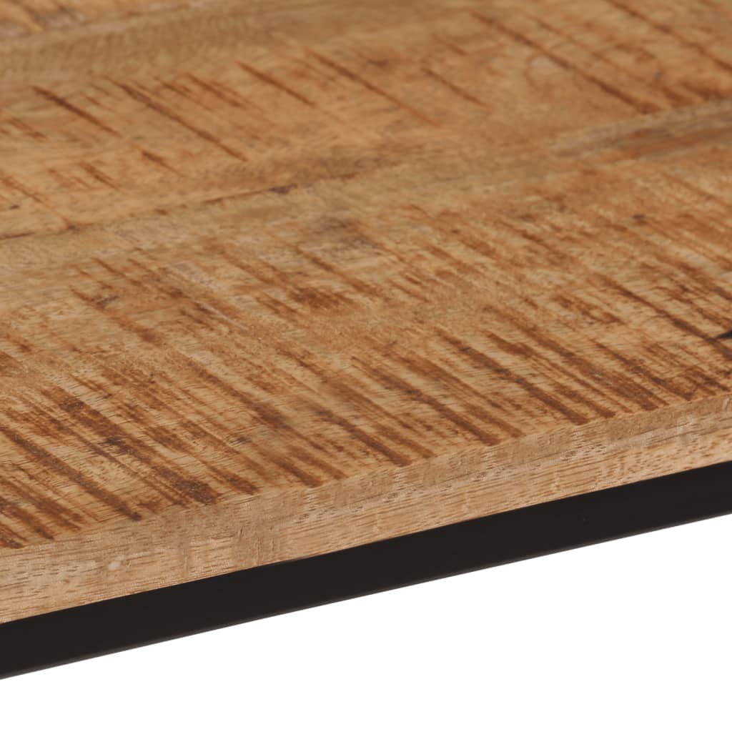 konsolbord 80x30x74 cm massivt mangotræ og jern