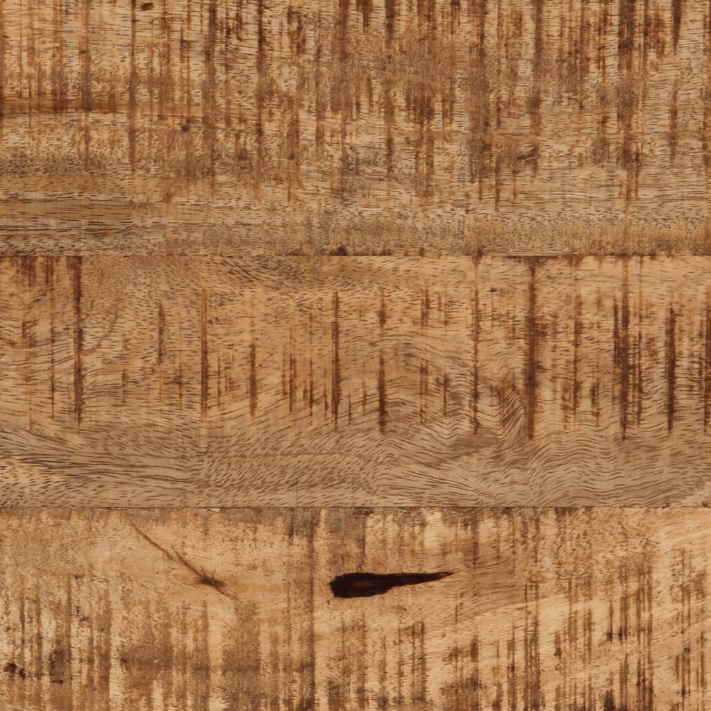 konsolbord 80x30x74 cm massivt mangotræ og jern