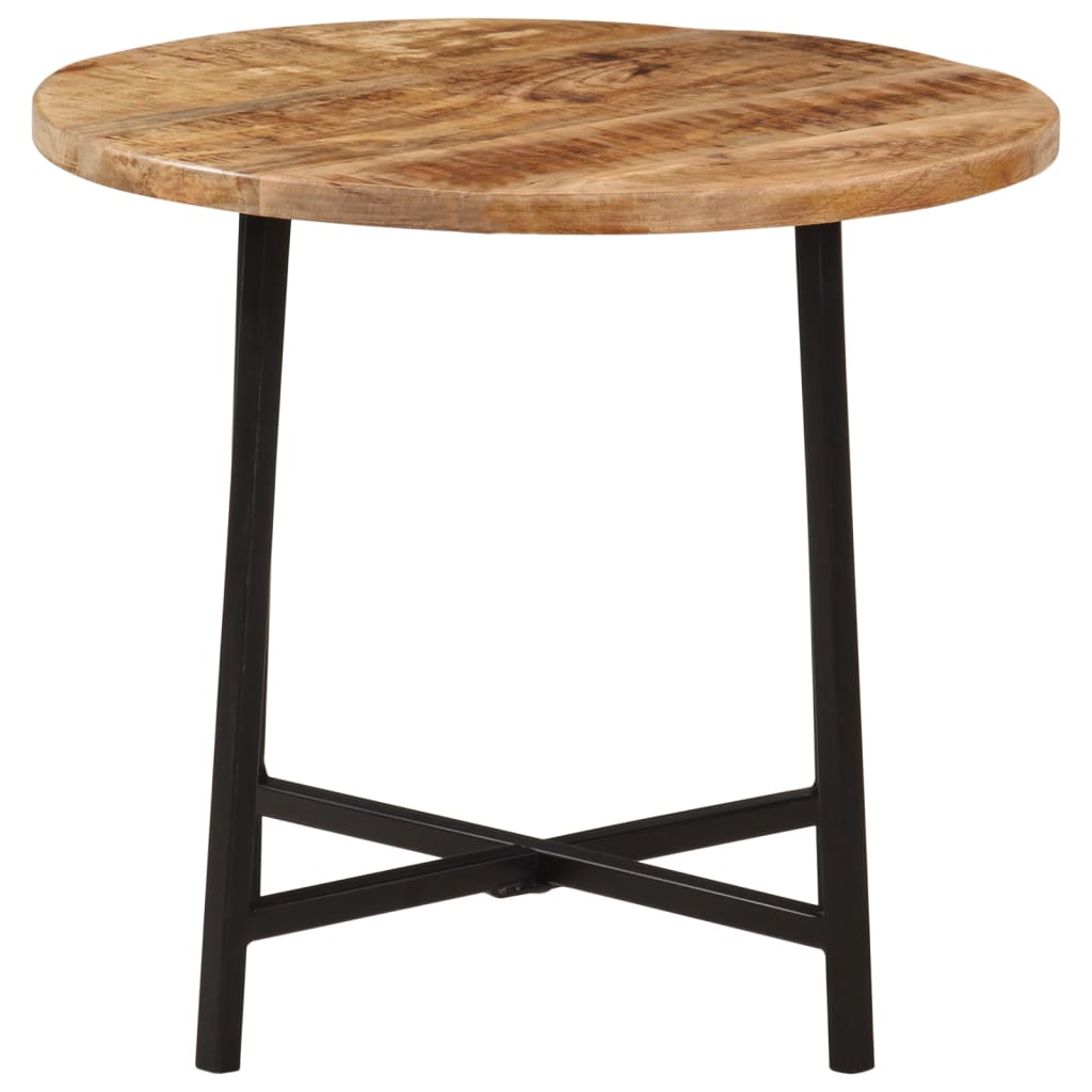 sofabord 45x45x40 cm massivt mangotræ og jern