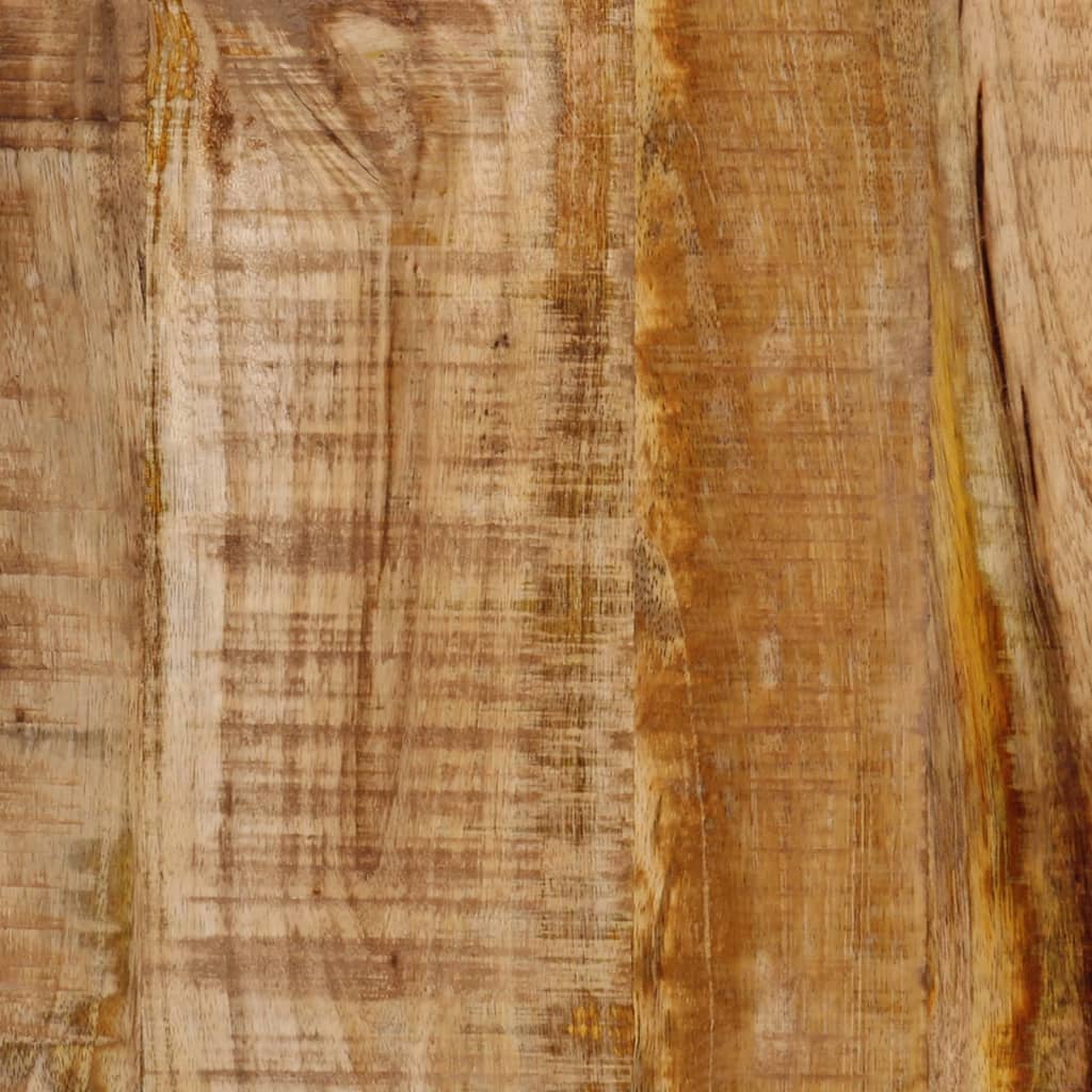 sofabord 35x35x45 cm massivt mangotræ og jern