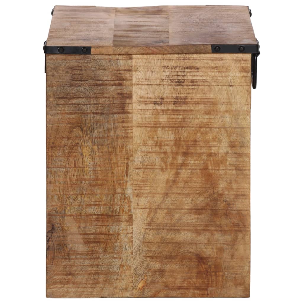 sengebord 40x30x37 cm massivt mangotræ