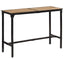 barbord 150x55x107 cm massivt ru mangotræ