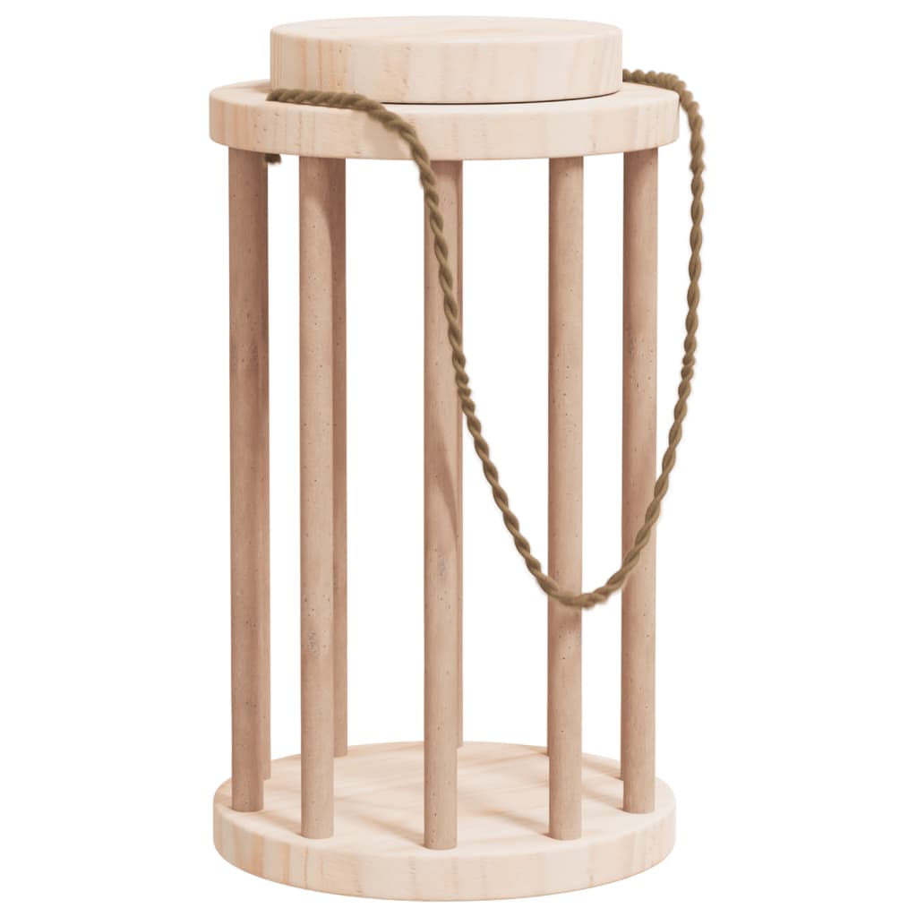 kaninfoderautomat Ø15x25,5 cm massivt fyrretræ