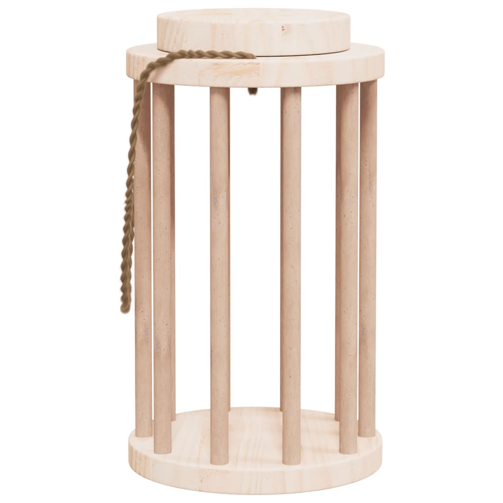 kaninfoderautomat Ø15x25,5 cm massivt fyrretræ
