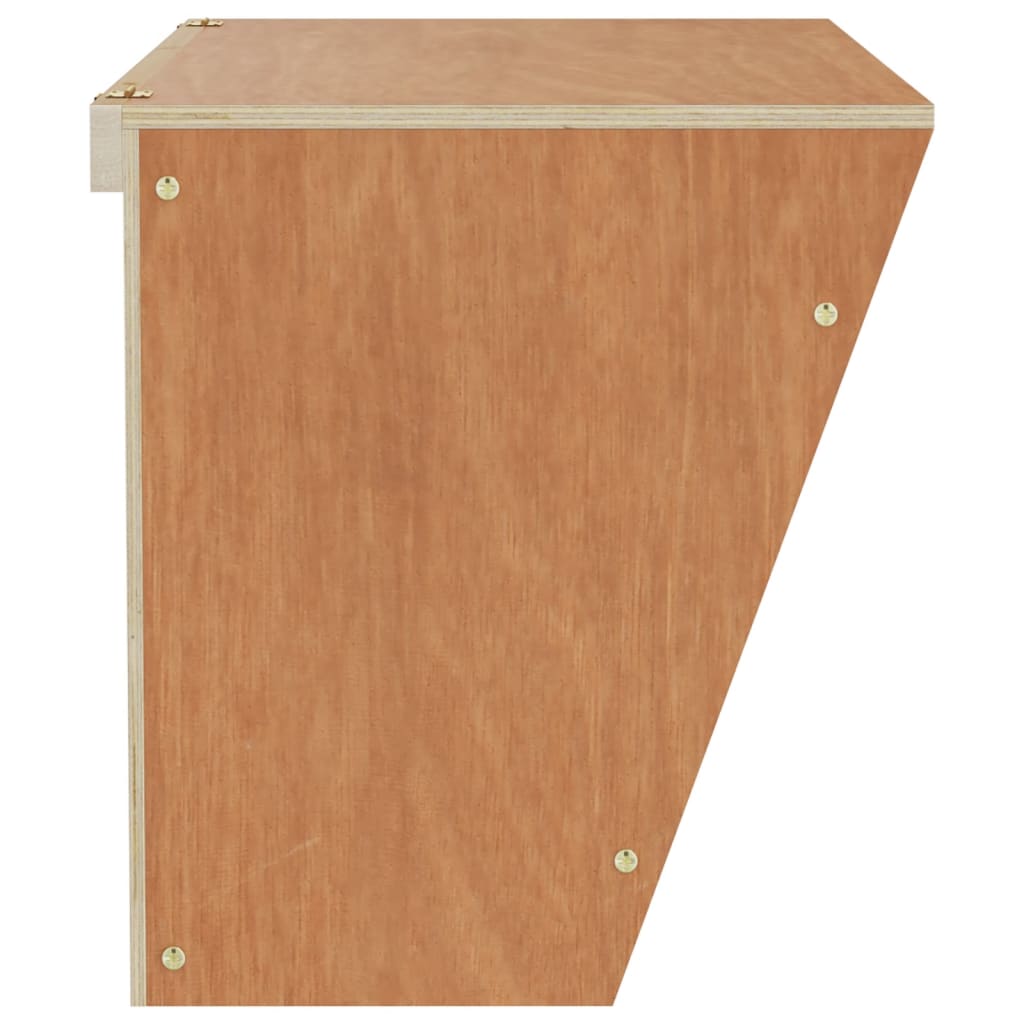 kaninfoderautomat 37x18,5x23 cm massivt fyrretræ