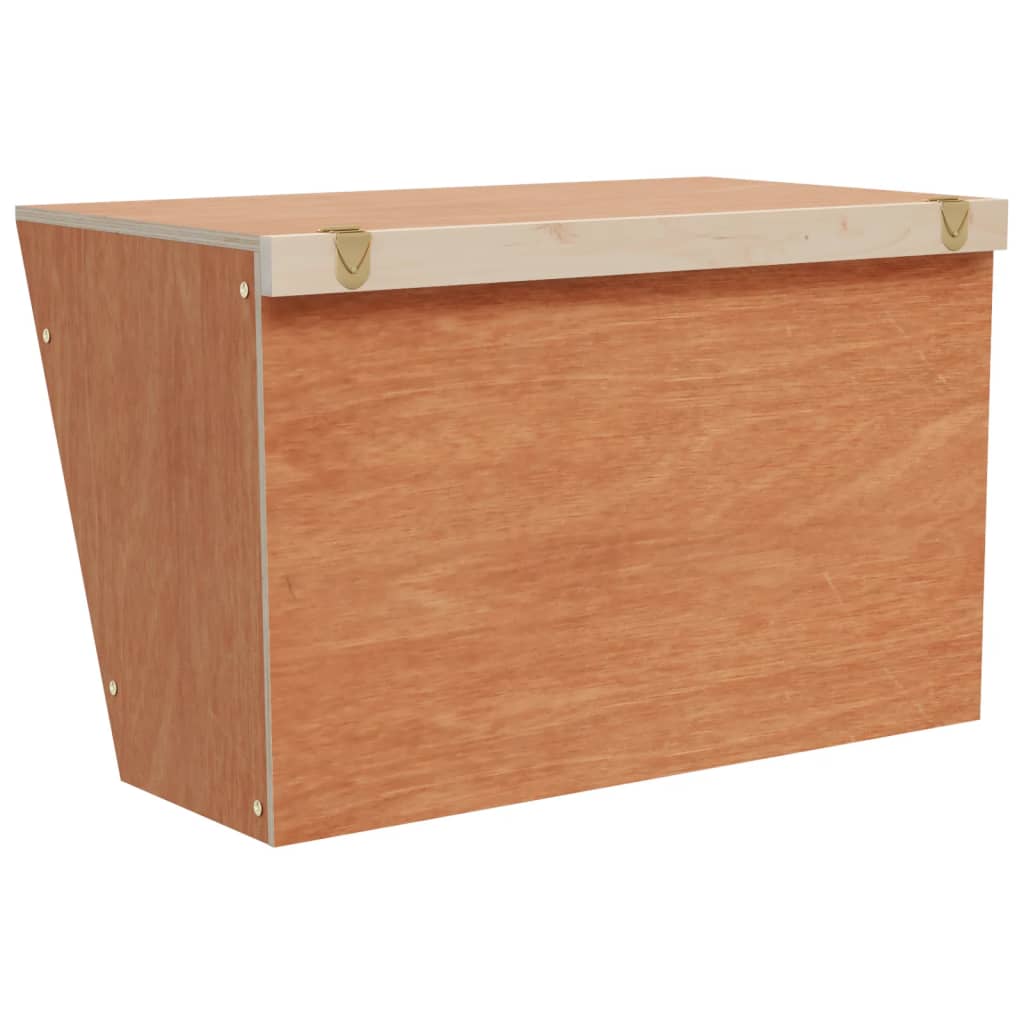 kaninfoderautomat 37x18,5x23 cm massivt fyrretræ