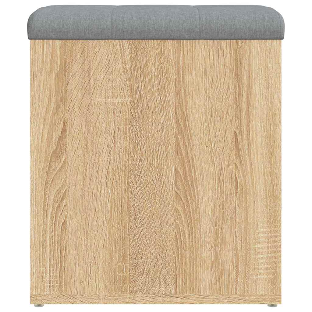opbevaringsbænk Sonoma eg 42x42x45 cm konstrueret træ