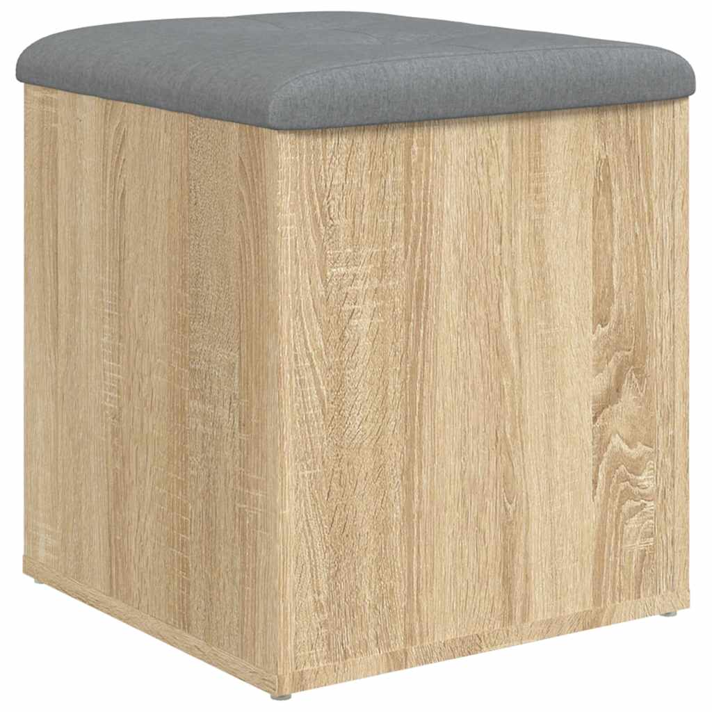 opbevaringsbænk Sonoma eg 42x42x45 cm konstrueret træ