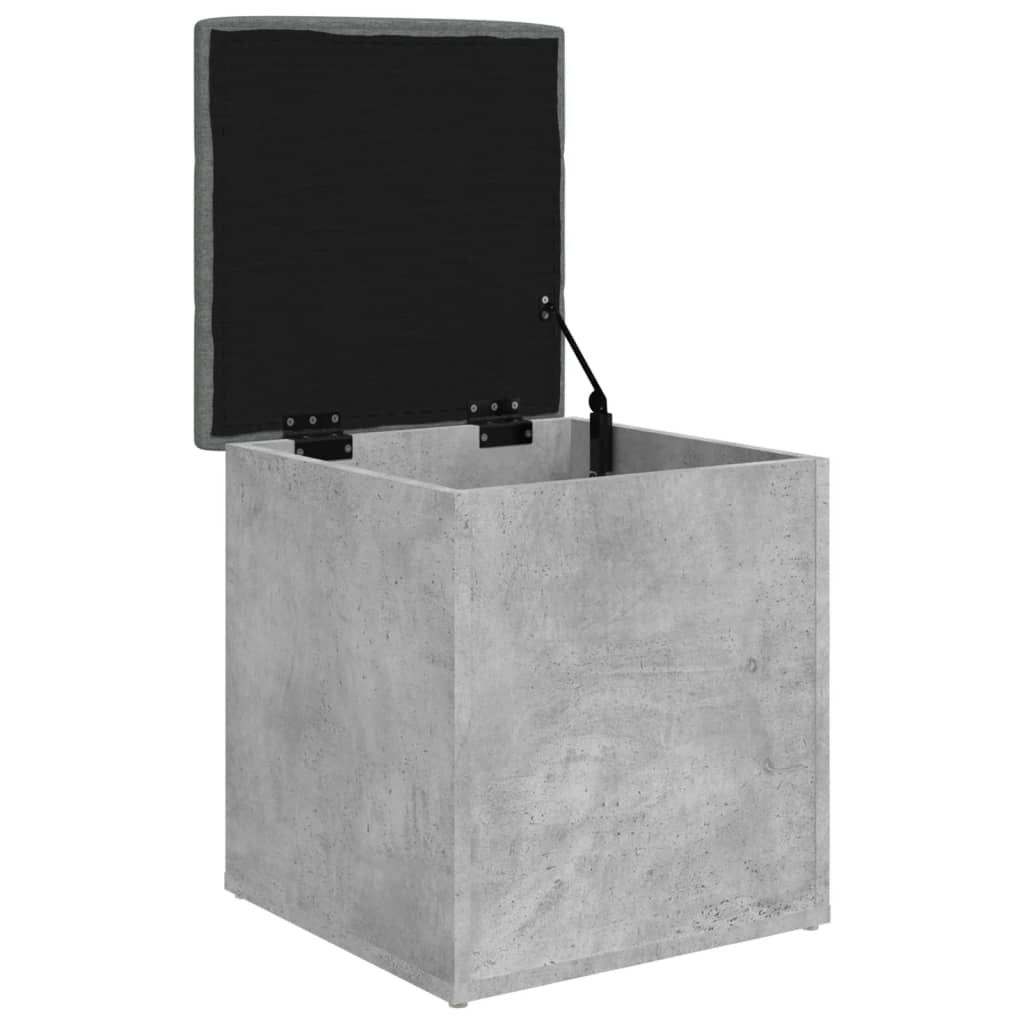 skobænk 42x42x45 cm konstrueret træ betongrå