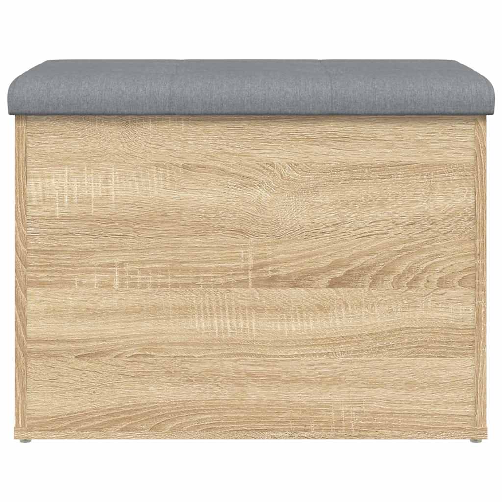 opbevaringsbænk Sonoma eg 62x42x45 cm konstrueret træ