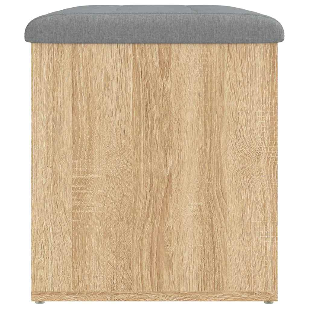 opbevaringsbænk Sonoma eg 62x42x45 cm konstrueret træ