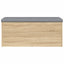 opbevaringsbænk Sonoma eg 102x42x45 cm konstrueret træ