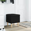 opbevaringsbænk 42x42x46 cm konstrueret træ sort