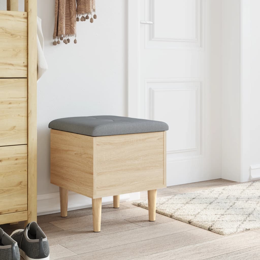 skobænk 42x42x46 cm konstrueret træ sonoma-eg
