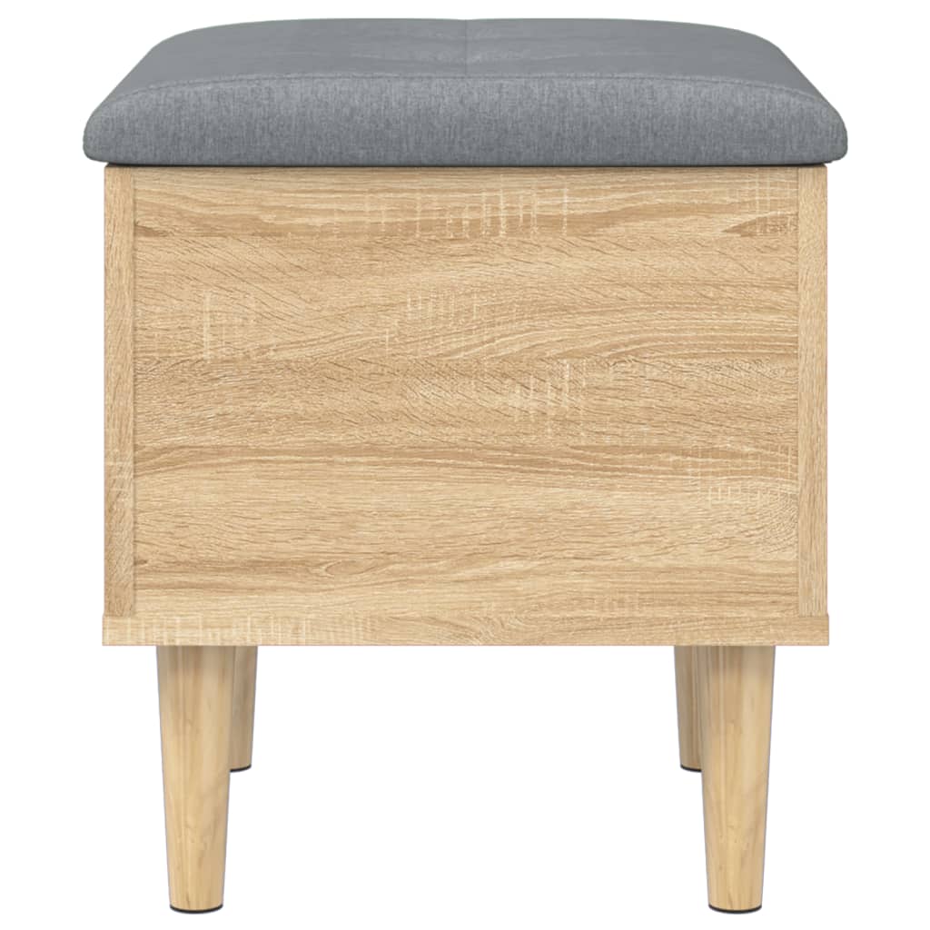 skobænk 42x42x46 cm konstrueret træ sonoma-eg