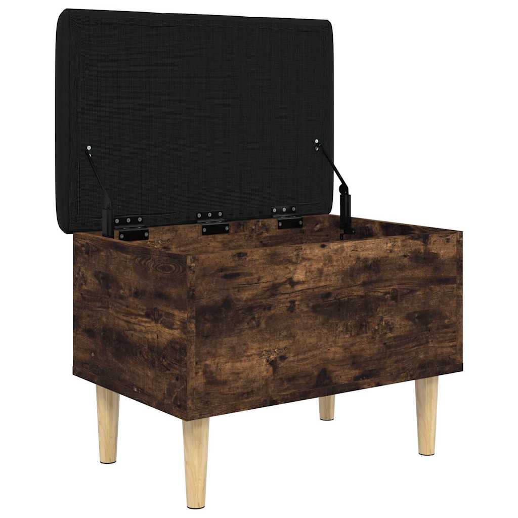 skobænk 62x42x46 cm konstrueret træ røget egetræsfarve