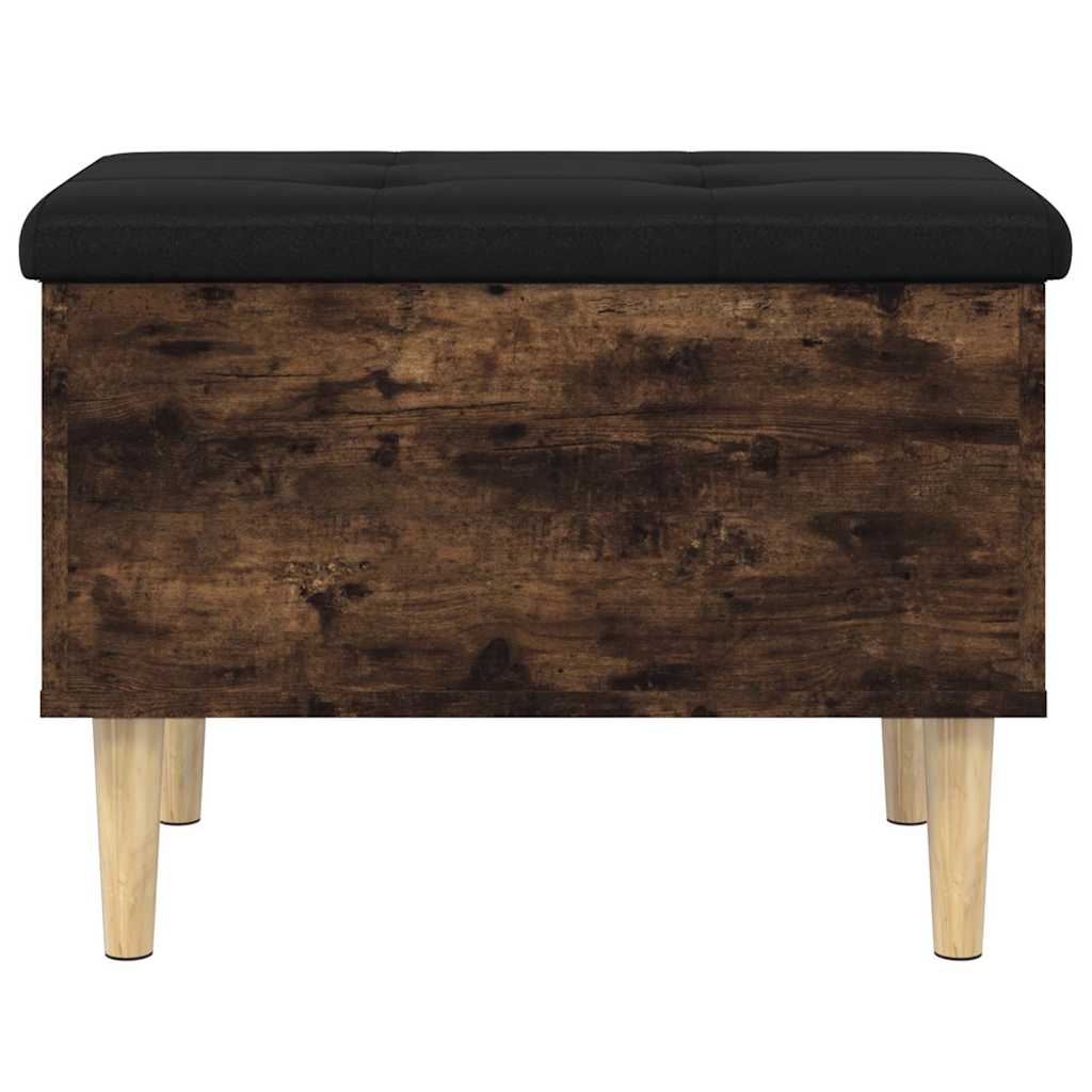 skobænk 62x42x46 cm konstrueret træ røget egetræsfarve