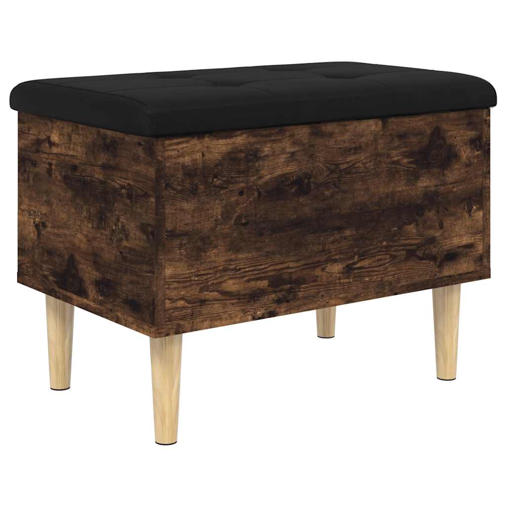 skobænk 62x42x46 cm konstrueret træ røget egetræsfarve