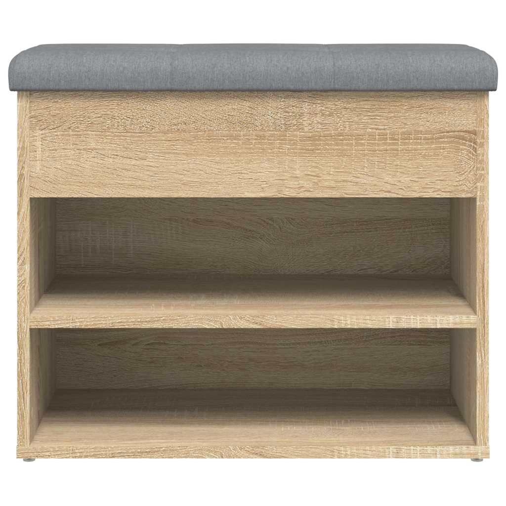 skobænk 62x32x50 cm konstrueret træ sonoma-eg