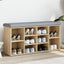 skobænk 102x32x50 cm konstrueret træ sonoma-eg