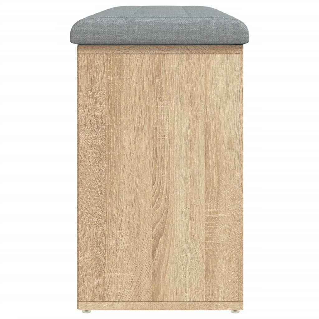 skobænk 102x32x50 cm konstrueret træ sonoma-eg