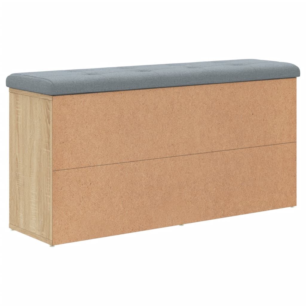 skobænk 102x32x50 cm konstrueret træ sonoma-eg