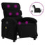 eldrevet massagestol stof sort