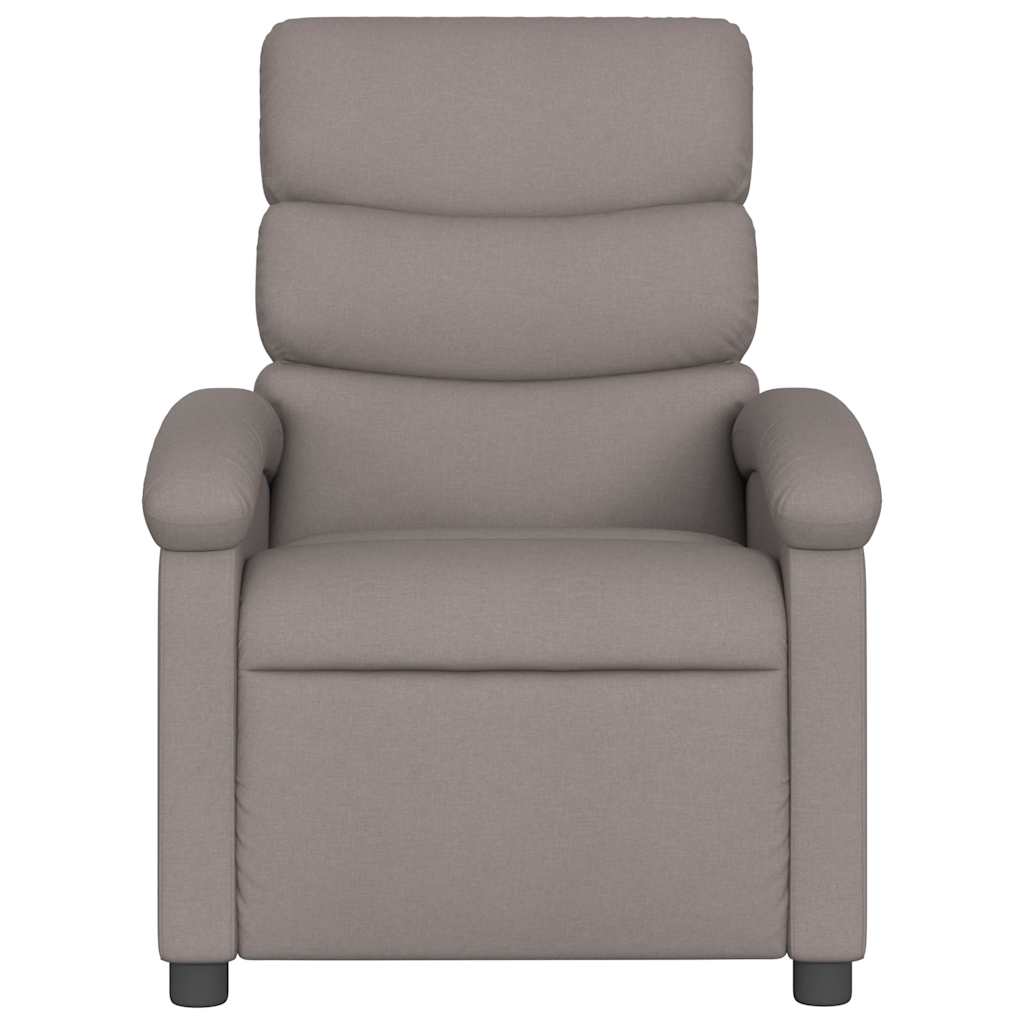 eldrevet massagestol stof gråbrun