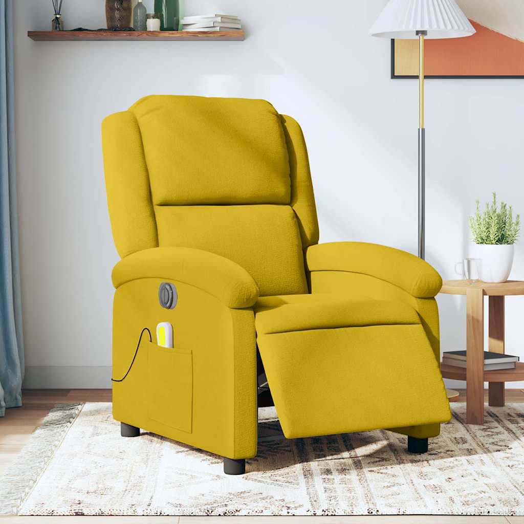 massagestol velour gul