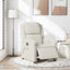 massagestol velour cremefarvet