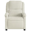 massagestol velour cremefarvet