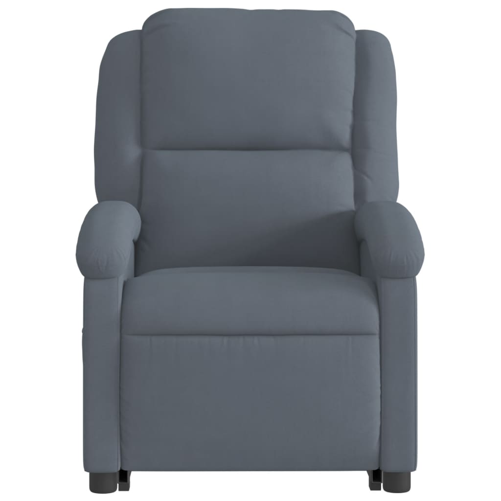 løftestol velour mørkegrå