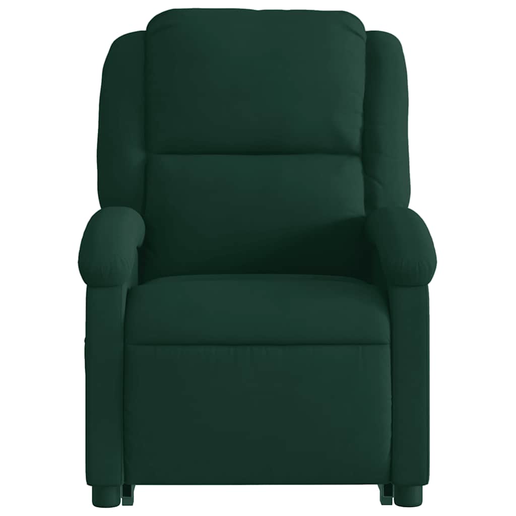 løftestol velour mørkegrøn