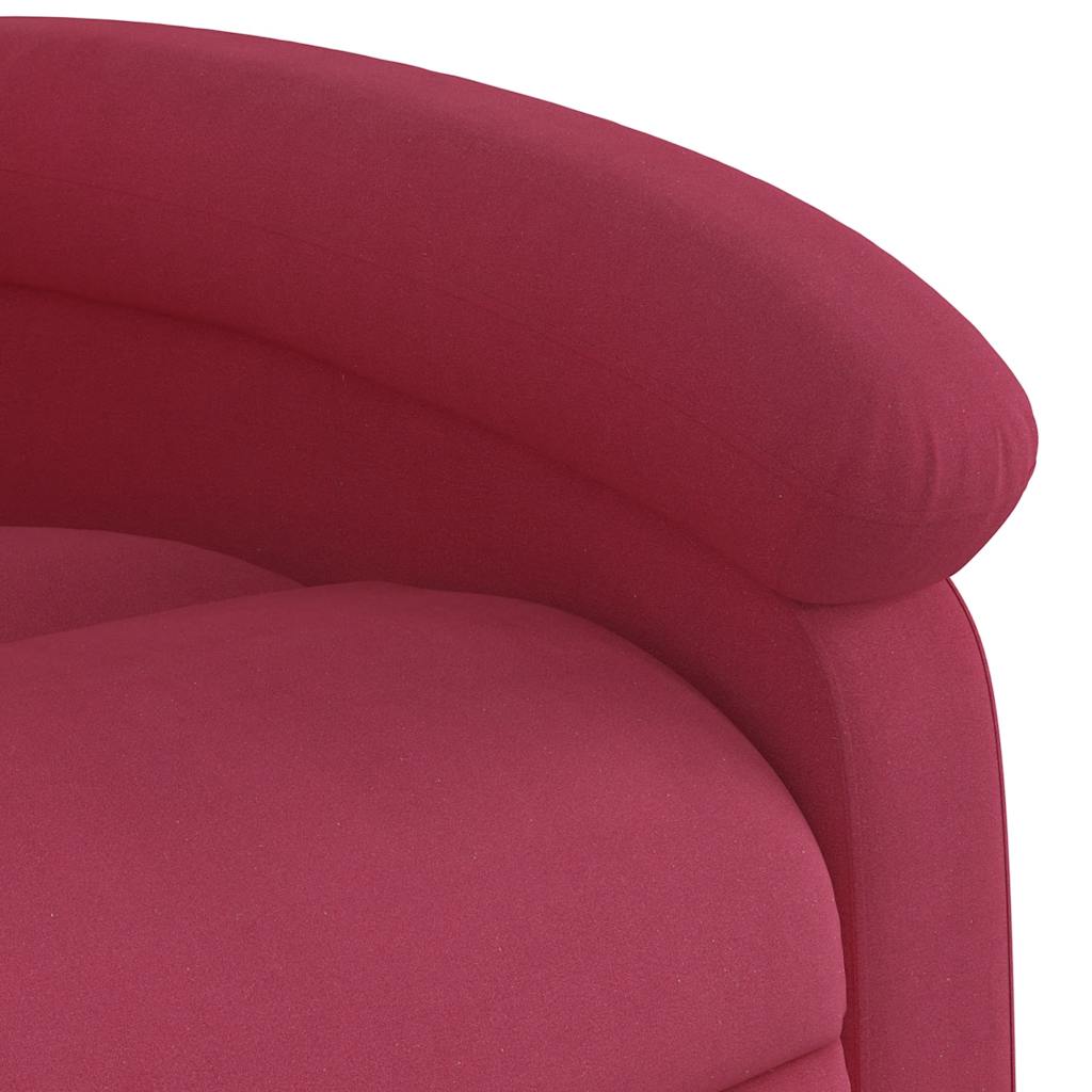 løftestol velour vinrød