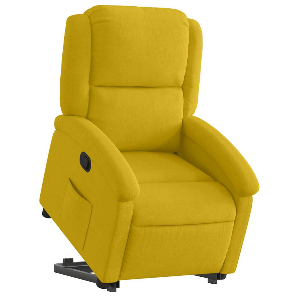 løftestol velour gul