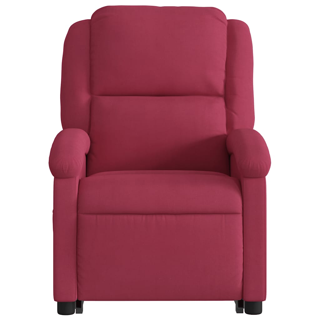 løftestol velour vinrød