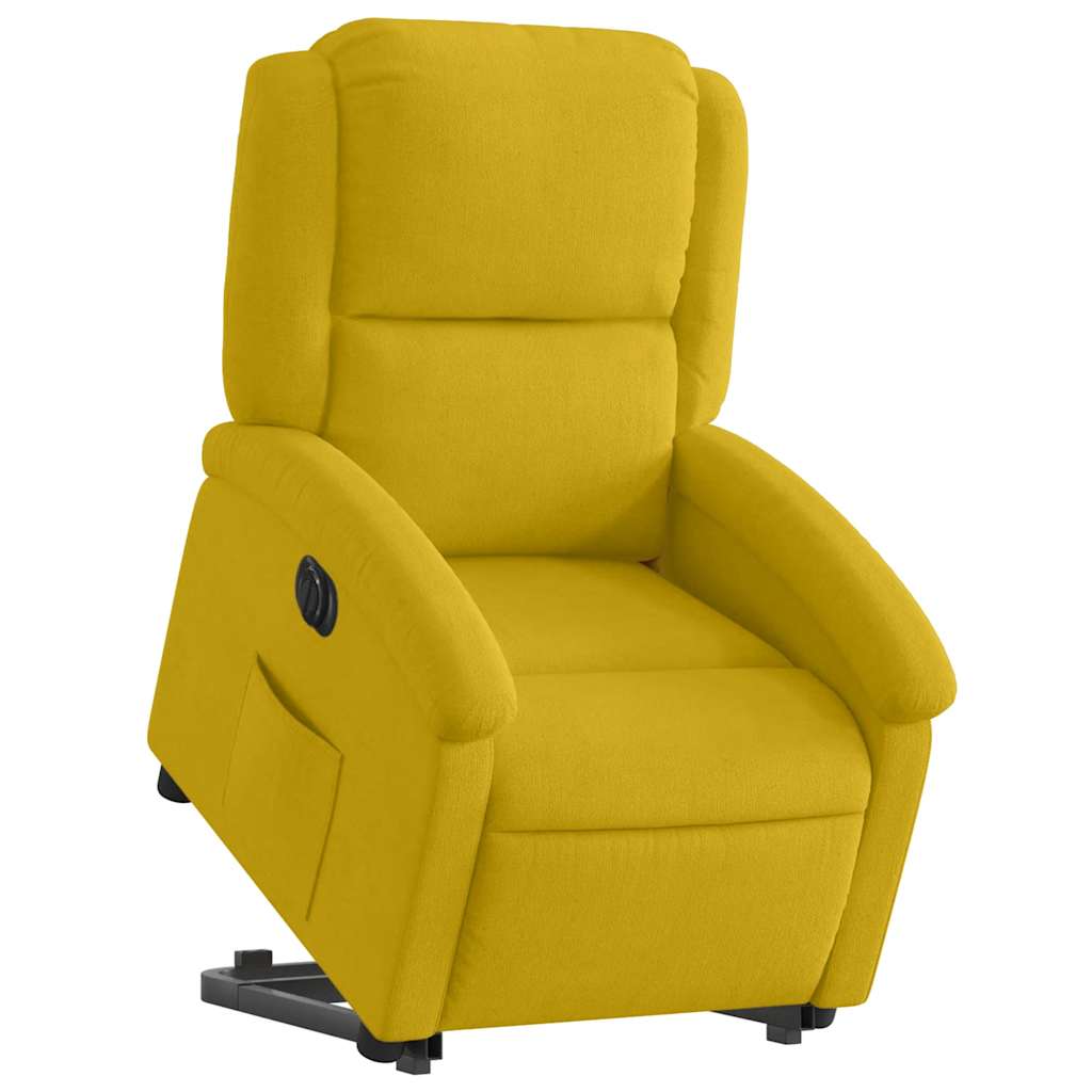 løftestol velour gul