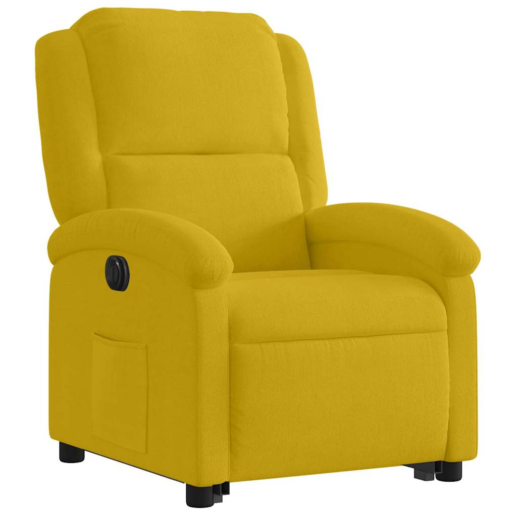 løftestol velour gul