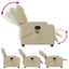 eldrevet massagestol stof cremefarvet