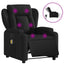 eldrevet massagestol stof sort