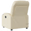 eldrevet massagestol stof cremefarvet
