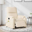massagestol mikrofiberstof beige