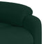 massagestol velour mørkegrøn