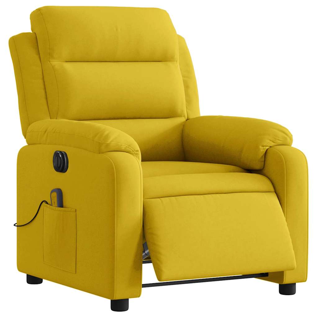 massagestol velour gul