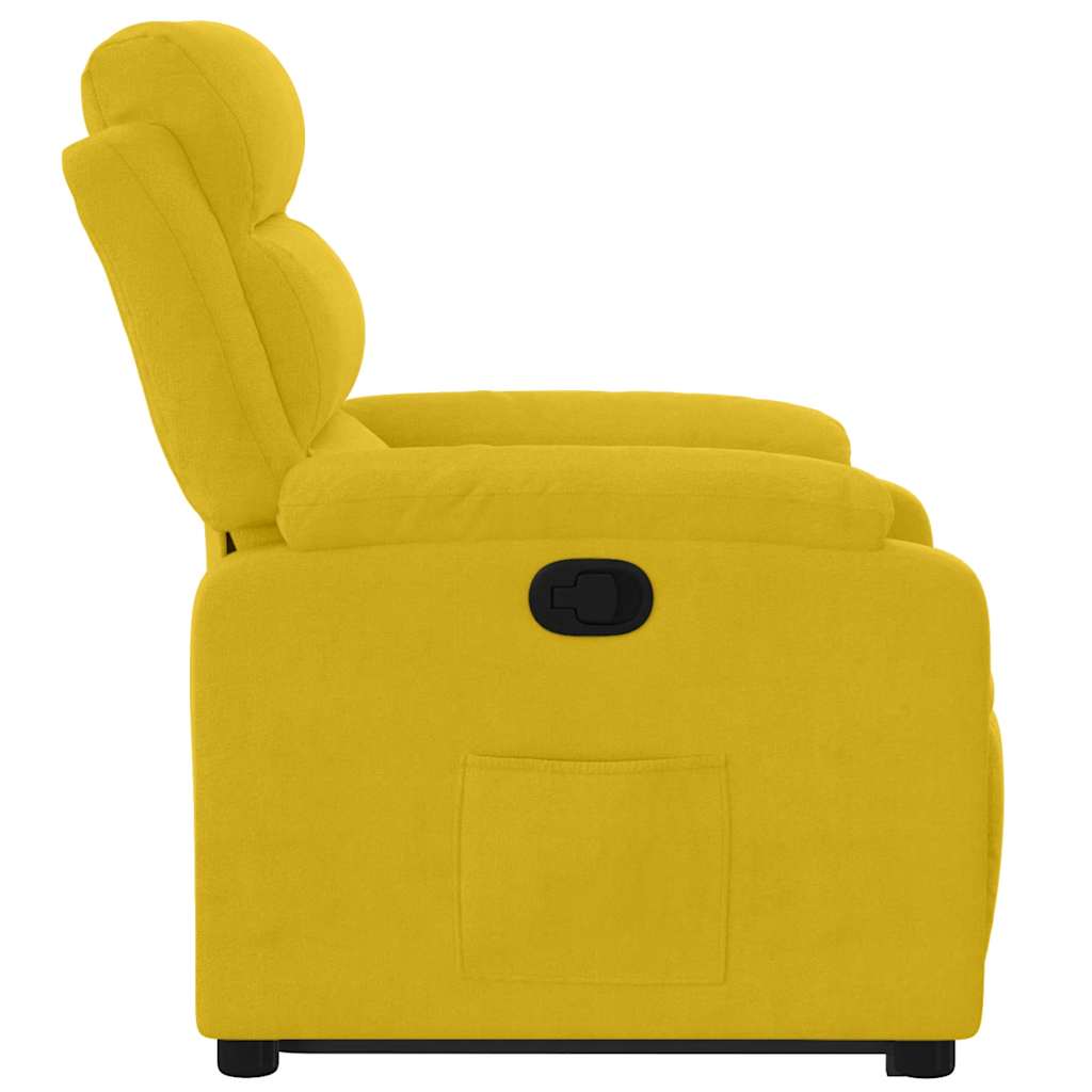 løftestol velour gul